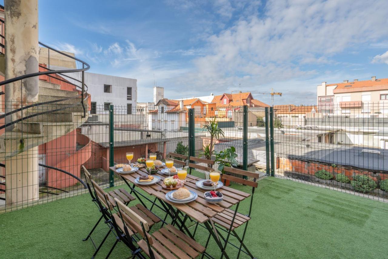 Host Wise - Spacious Fresh Flat W Terrace - Near Sea Espinho  Bagian luar foto