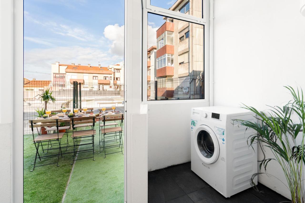 Host Wise - Spacious Fresh Flat W Terrace - Near Sea Espinho  Bagian luar foto